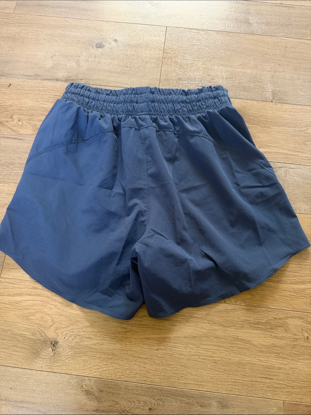 Under Armour Women's Athletic Shorts Trio - Light Blue, Red, Navy - Picture 6 of 8